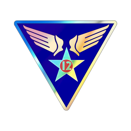 12 Air Force (U.S. Army) Holographic STICKER Die-Cut Vinyl Decal-6 Inch-The Sticker Space