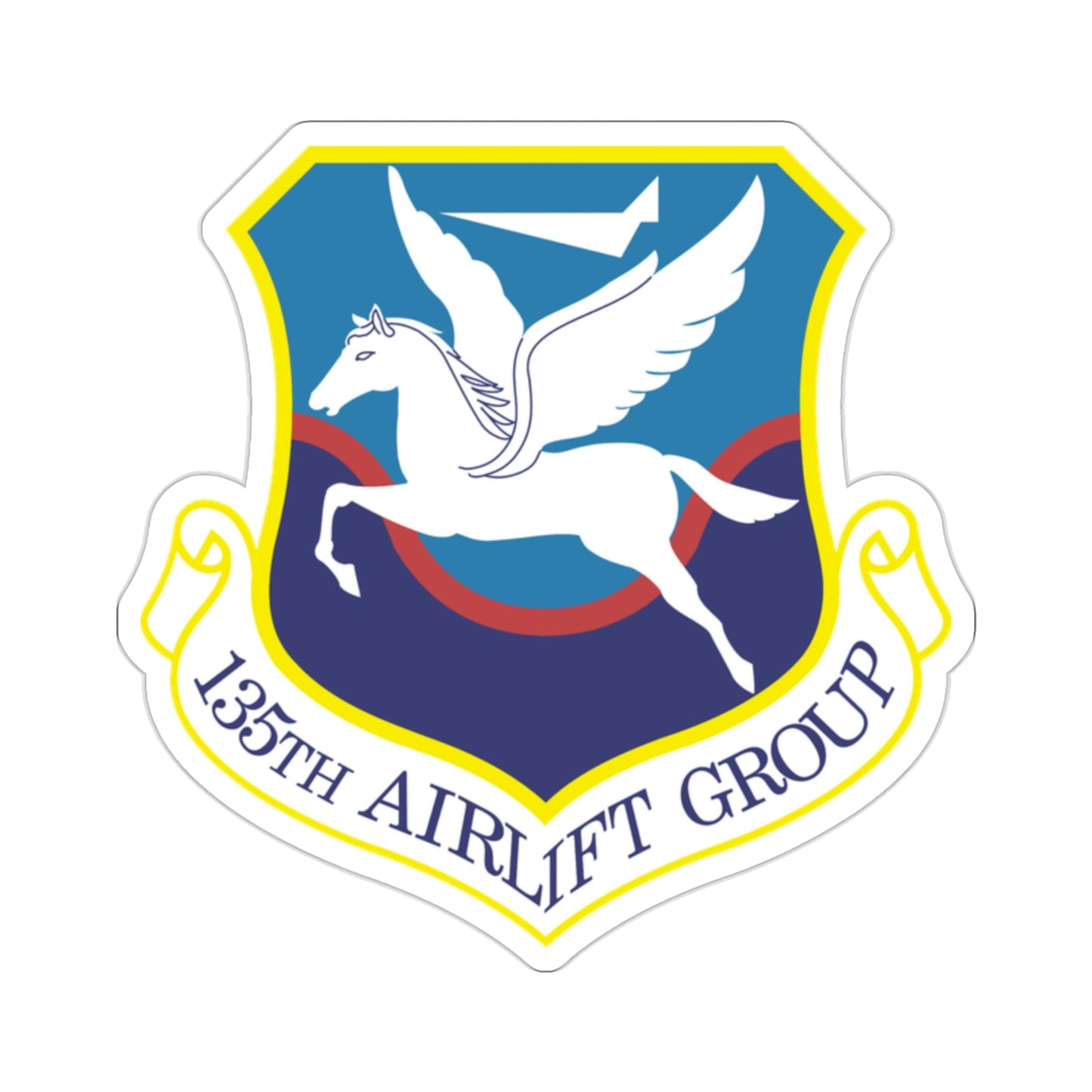 135th Airlift Group (U.S. Air Force) STICKER Vinyl Die-Cut Decal-2 Inch-The Sticker Space