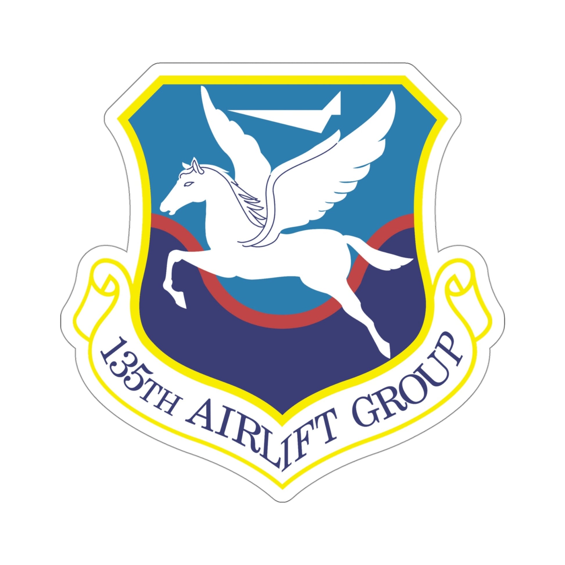 135th Airlift Group (U.S. Air Force) STICKER Vinyl Die-Cut Decal-4 Inch-The Sticker Space