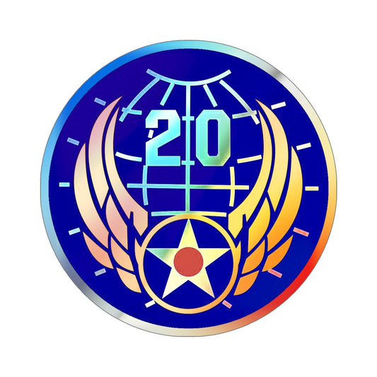 20 Air Force (U.S. Army) Holographic STICKER Die-Cut Vinyl Decal-6 Inch-The Sticker Space