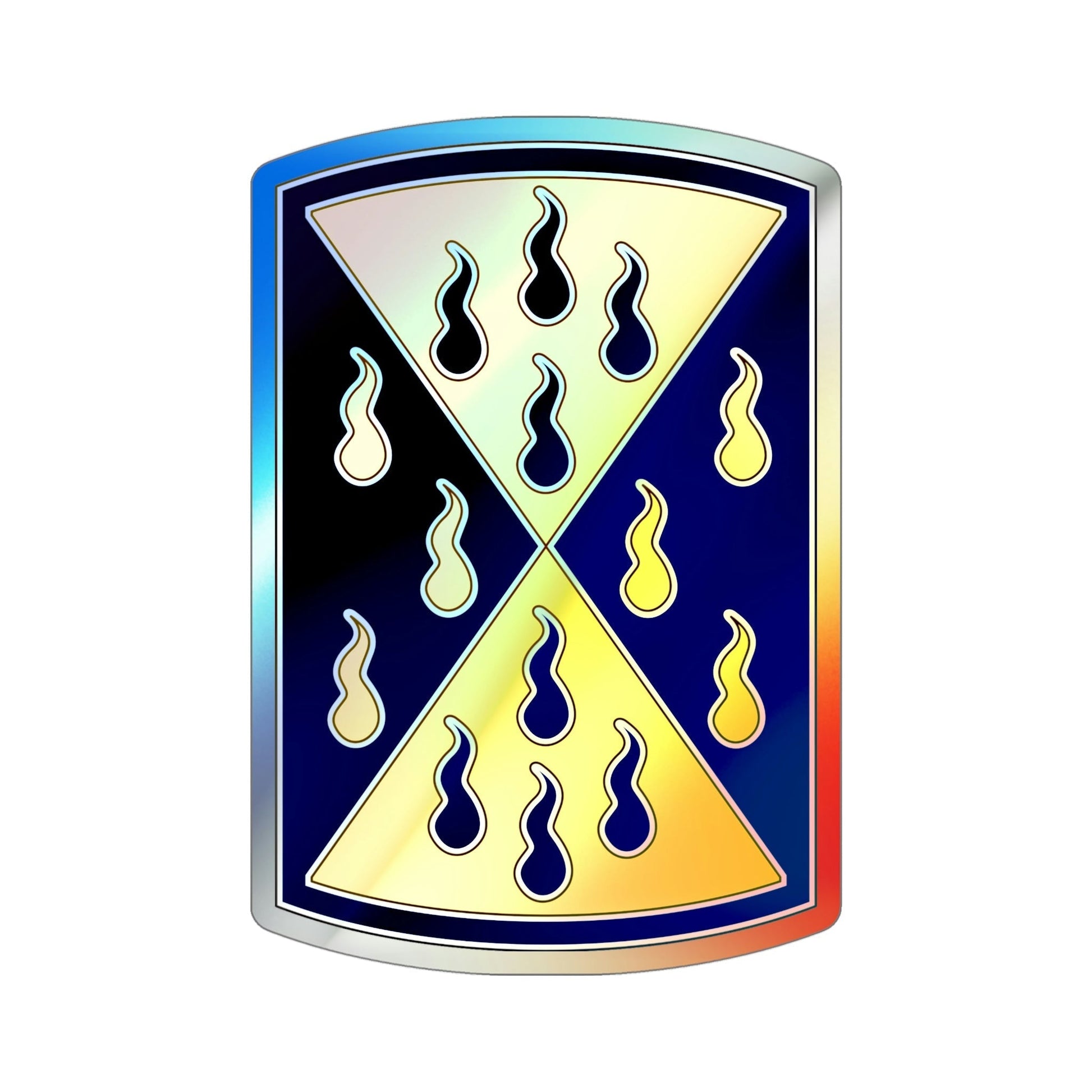 464 Chemical Brigade (U.S. Army) Holographic STICKER Die-Cut Vinyl Decal-5 Inch-The Sticker Space
