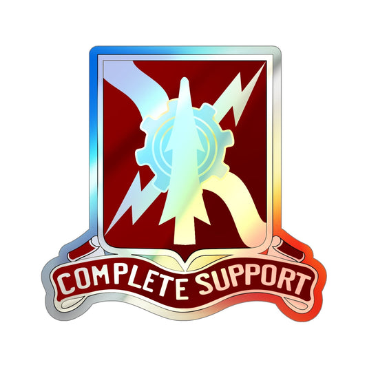 55th Support Battalion (U.S. Army) Holographic STICKER Die-Cut Vinyl Decal-6 Inch-The Sticker Space