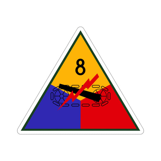 8th Armored Division (U.S. Army) STICKER Vinyl Die-Cut Decal-6 Inch-The Sticker Space