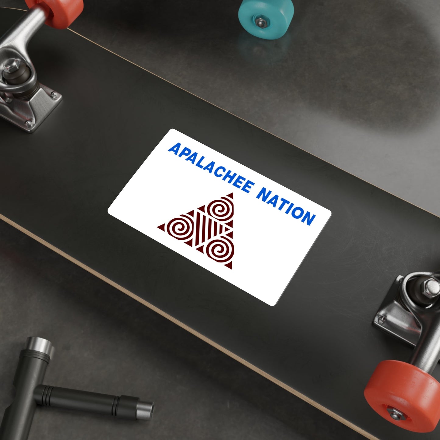 Apalachee Nation Flag STICKER Vinyl Die-Cut Decal-The Sticker Space