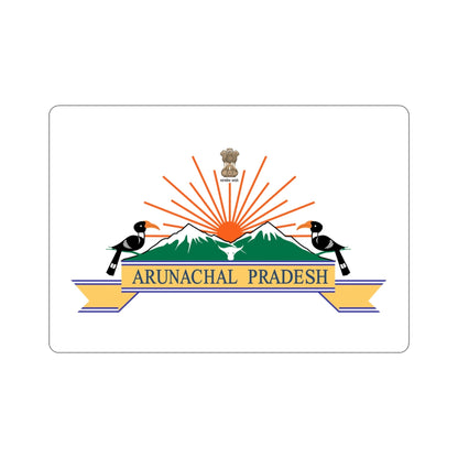 Arunachal Pradesh Flag (India) STICKER Vinyl Die-Cut Decal-4 Inch-The Sticker Space