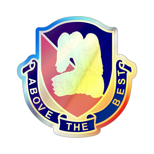 Aviation Center and School 2 (U.S. Army) Holographic STICKER Die-Cut Vinyl Decal-6 Inch-The Sticker Space