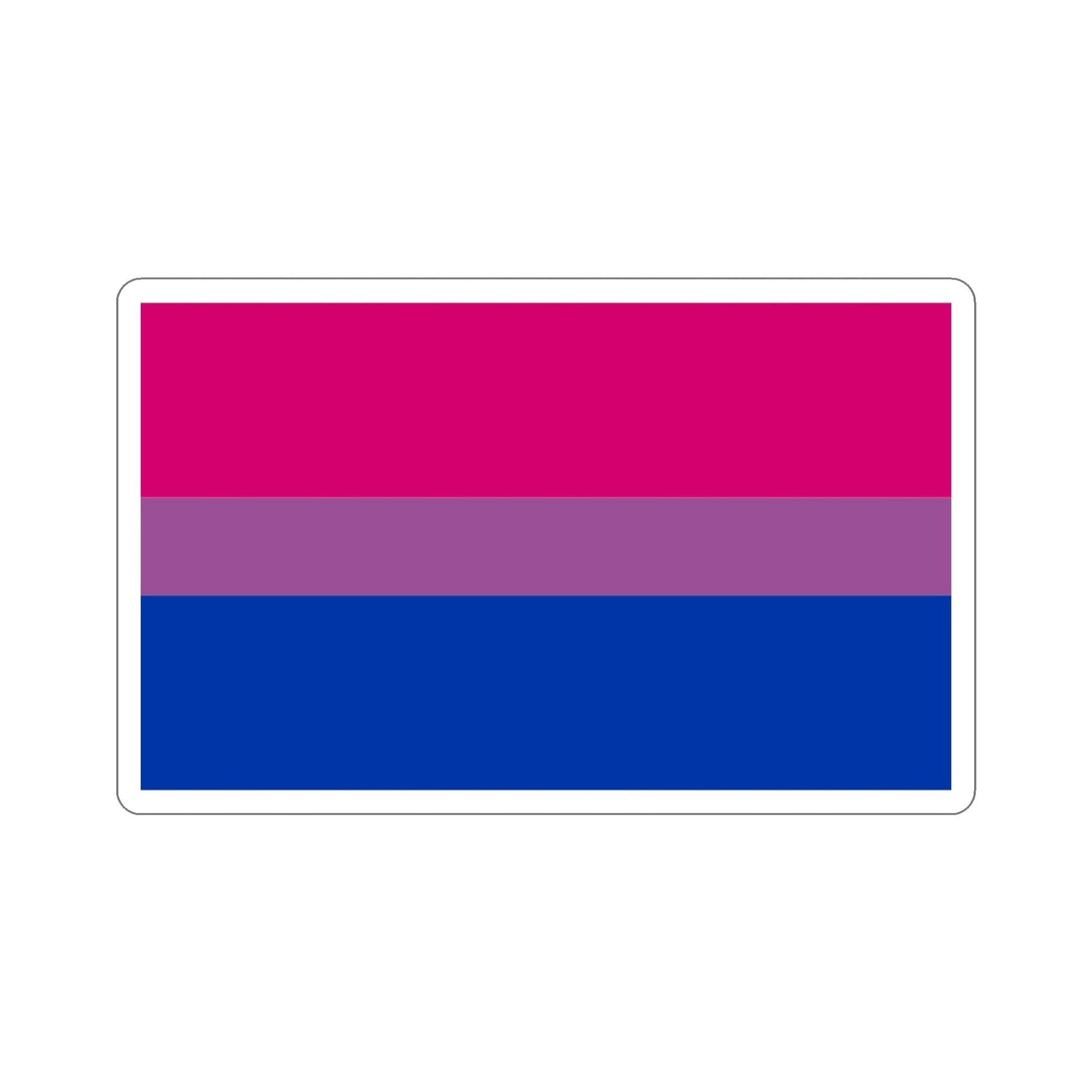 Bisexual Pride Flag STICKER Vinyl Die-Cut Decal-3 Inch-The Sticker Space