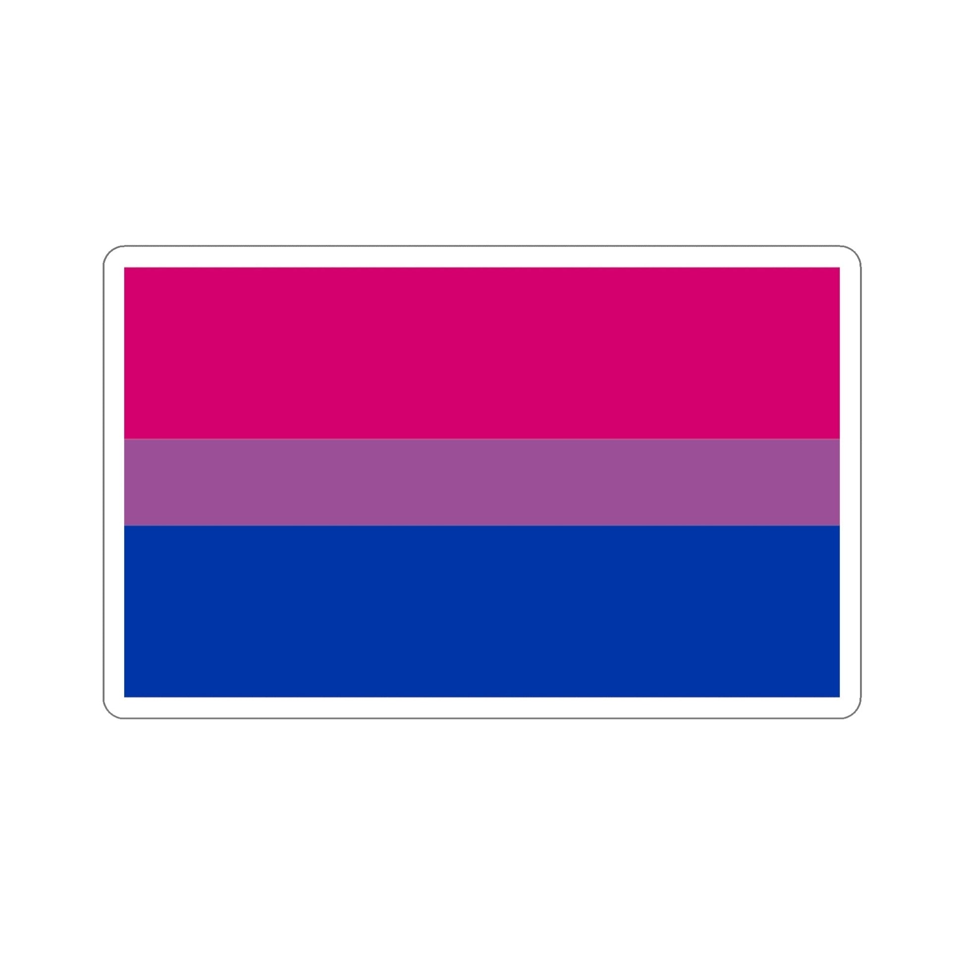 Bisexual Pride Flag STICKER Vinyl Die-Cut Decal-4 Inch-The Sticker Space