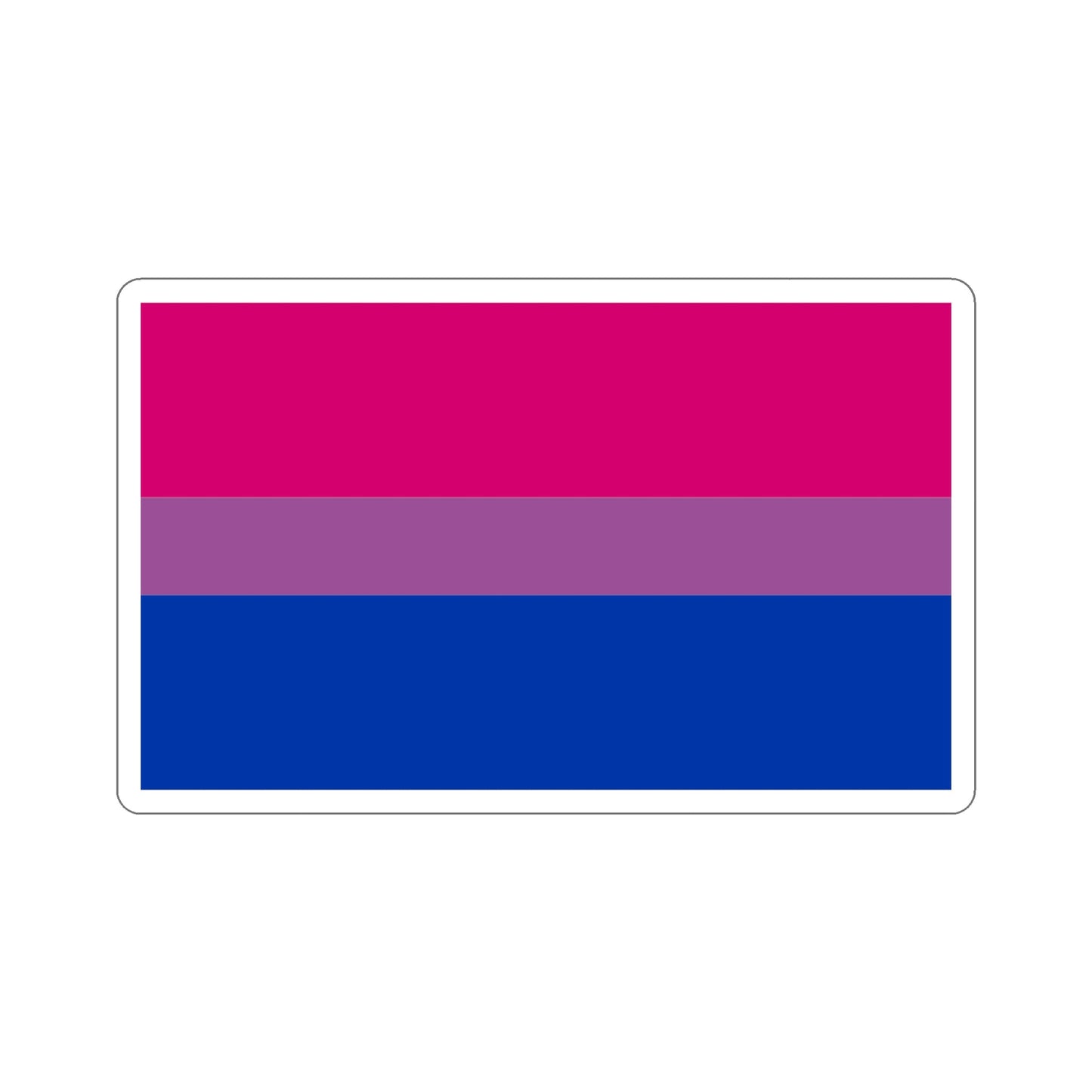 Bisexual Pride Flag STICKER Vinyl Die-Cut Decal-5 Inch-The Sticker Space