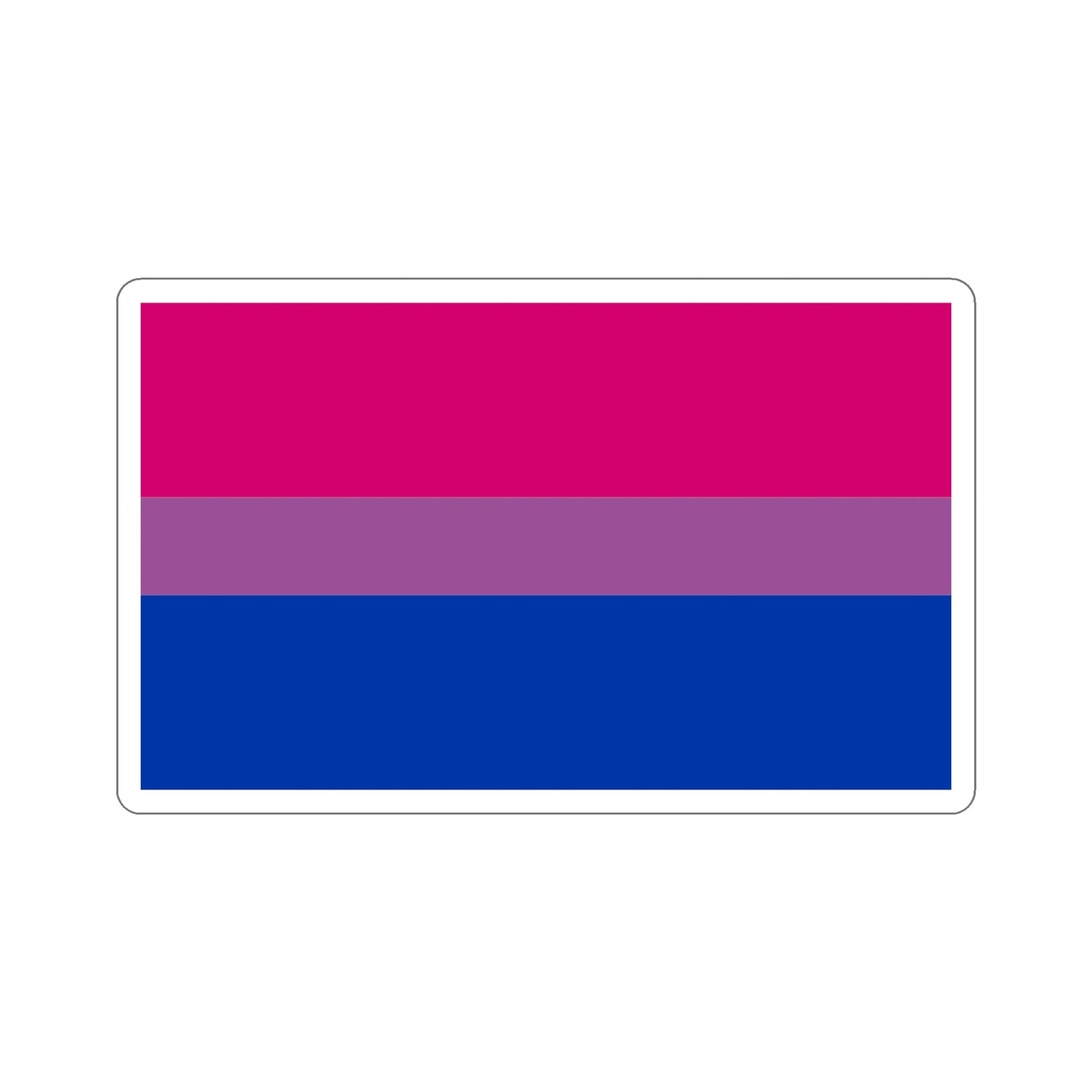 Bisexual Pride Flag STICKER Vinyl Die-Cut Decal-5 Inch-The Sticker Space