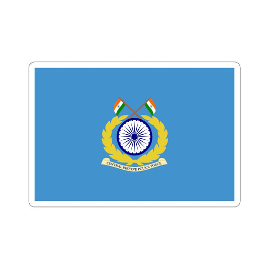 Central Reserve Police Force Flag (India) STICKER Vinyl Die-Cut Decal-6 Inch-The Sticker Space