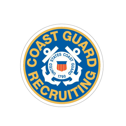 Coast Guard Recruiting (U.S. Coast Guard) STICKER Vinyl Die-Cut Decal-6 Inch-The Sticker Space