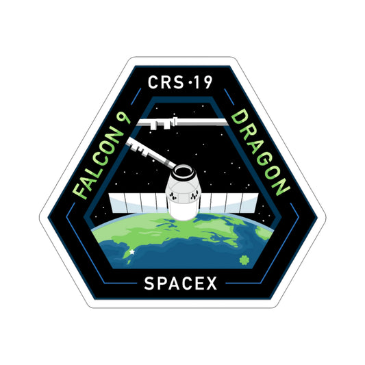 CRS-19 v2 (SpaceX) STICKER Vinyl Die-Cut Decal-6 Inch-The Sticker Space