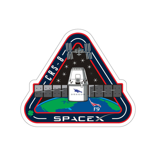 CRS-8 (SpaceX) STICKER Vinyl Die-Cut Decal-6 Inch-The Sticker Space