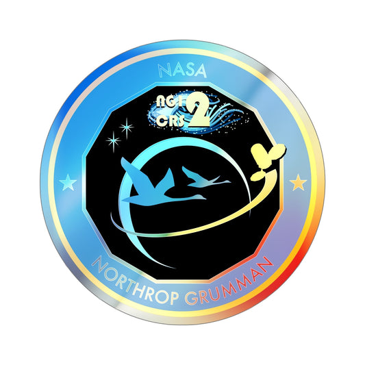 Cygnus NG-12 (SpaceX) Holographic STICKER Die-Cut Vinyl Decal-6 Inch-The Sticker Space