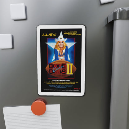 DEBBIE DOES DALLAS 2 1981 Movie Poster - Die-Cut Magnet-The Sticker Space