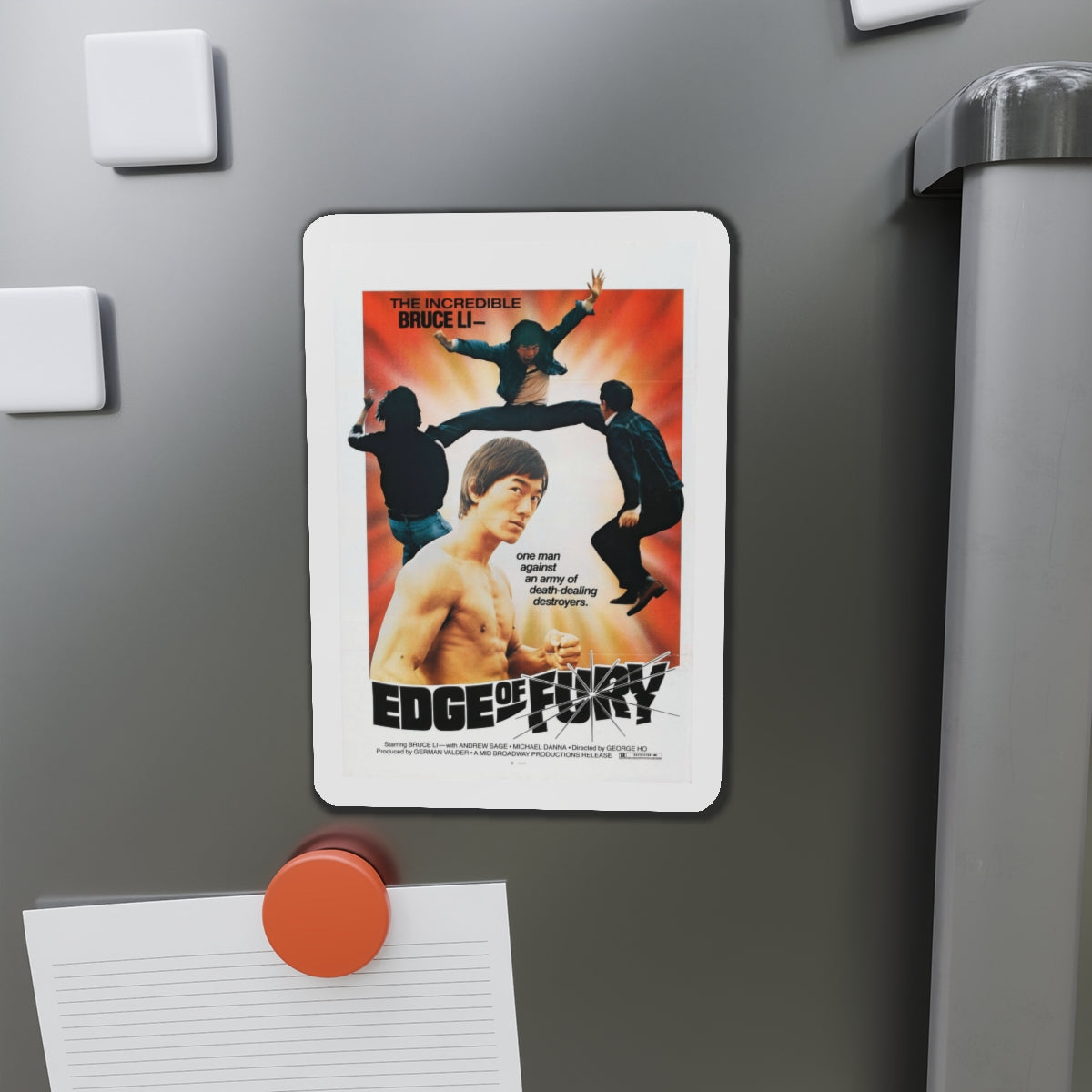 EDGE OF FURY 1958 Movie Poster - Die-Cut Magnet-The Sticker Space