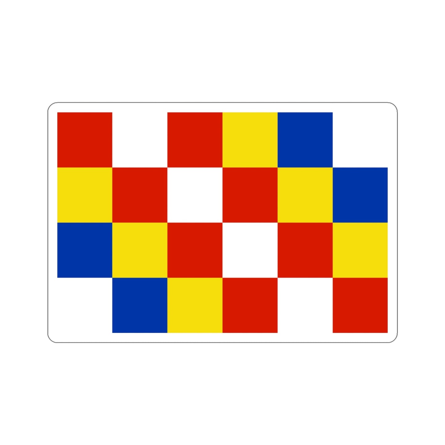 Flag of Antwerp Belgium STICKER Vinyl Die-Cut Decal-5 Inch-The Sticker Space