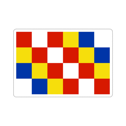 Flag of Antwerp Belgium STICKER Vinyl Die-Cut Decal-5 Inch-The Sticker Space
