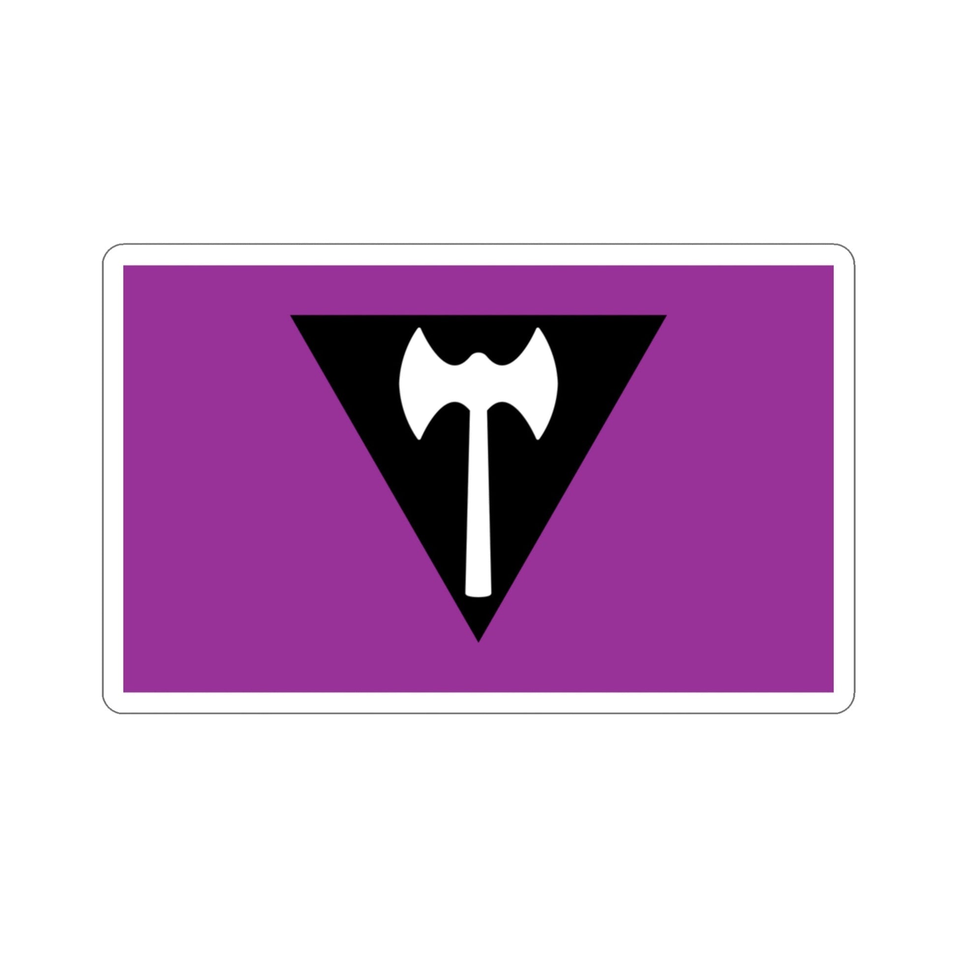 Labrys Lesbian Pride Flag STICKER Vinyl Die-Cut Decal-3 Inch-The Sticker Space