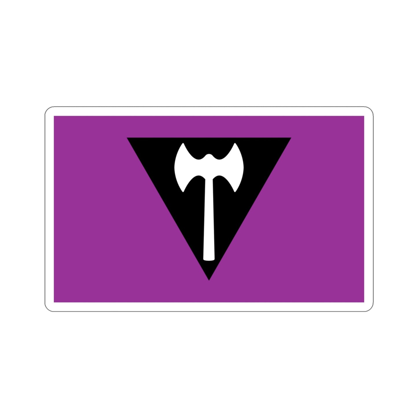 Labrys Lesbian Pride Flag STICKER Vinyl Die-Cut Decal-4 Inch-The Sticker Space