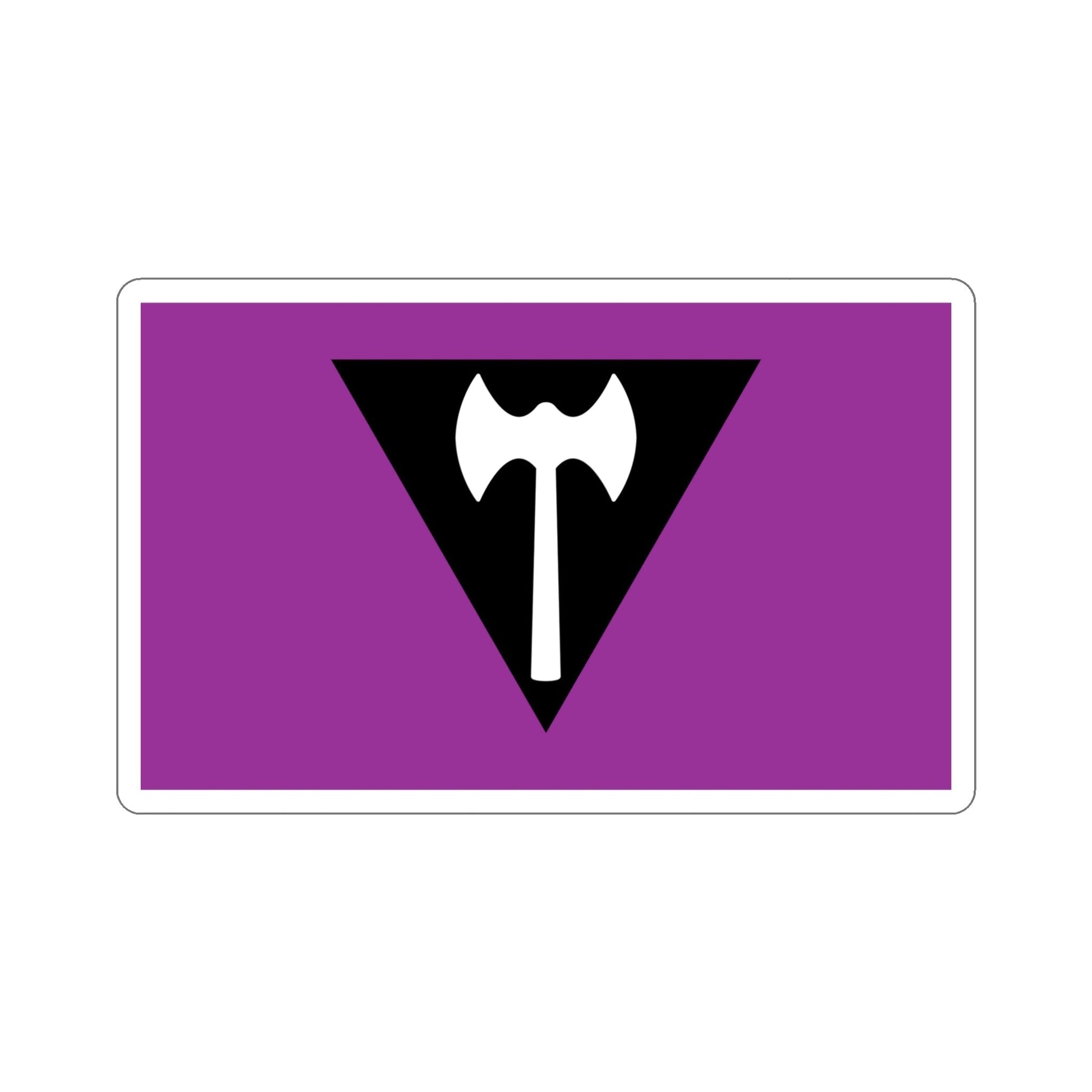 Labrys Lesbian Pride Flag STICKER Vinyl Die-Cut Decal-5 Inch-The Sticker Space