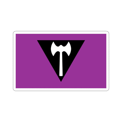 Labrys Lesbian Pride Flag STICKER Vinyl Die-Cut Decal-5 Inch-The Sticker Space
