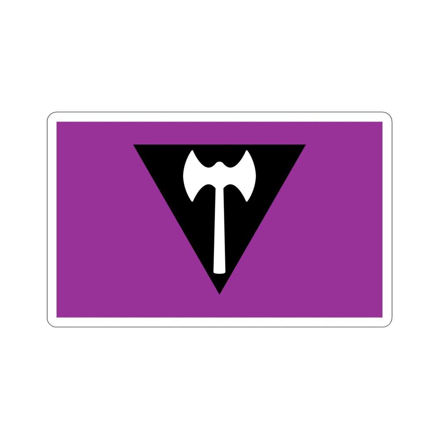 Labrys Lesbian Pride Flag STICKER Vinyl Die-Cut Decal-6 Inch-The Sticker Space