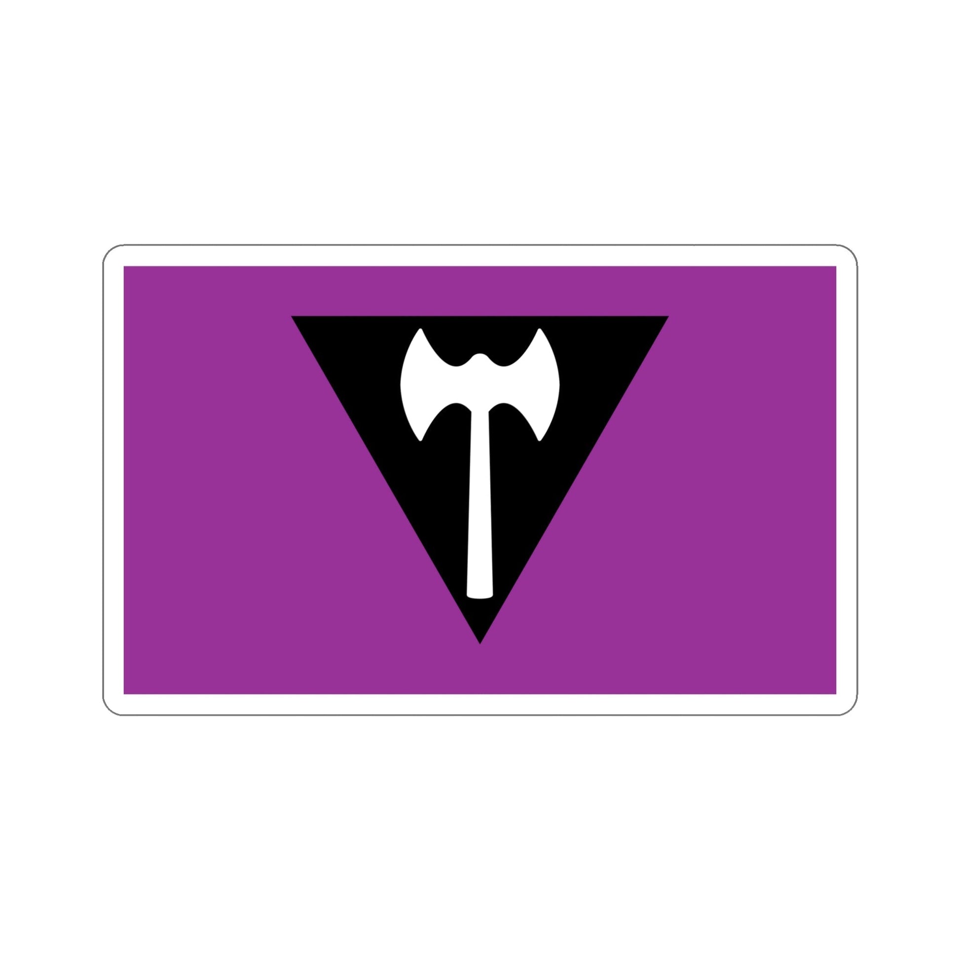 Labrys Lesbian Pride Flag STICKER Vinyl Die-Cut Decal-6 Inch-The Sticker Space