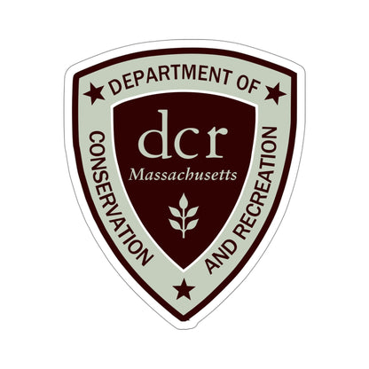 Massachusetts Department of Conservation and Recreation STICKER Vinyl Die-Cut Decal-5 Inch-The Sticker Space
