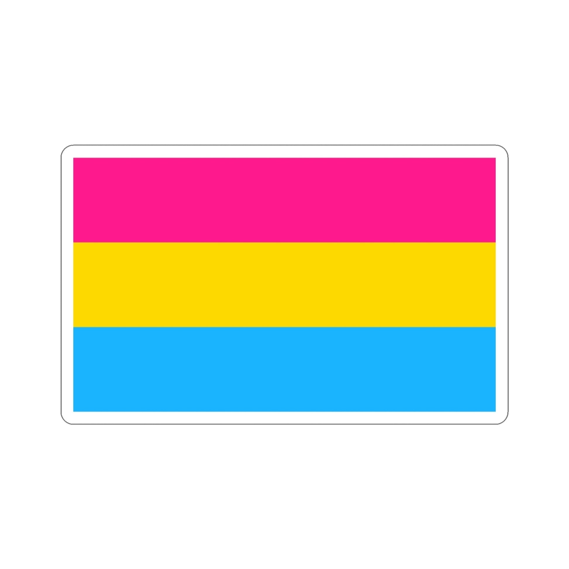 Pansexuality Pride Flag STICKER Vinyl Die-Cut Decal-3 Inch-The Sticker Space