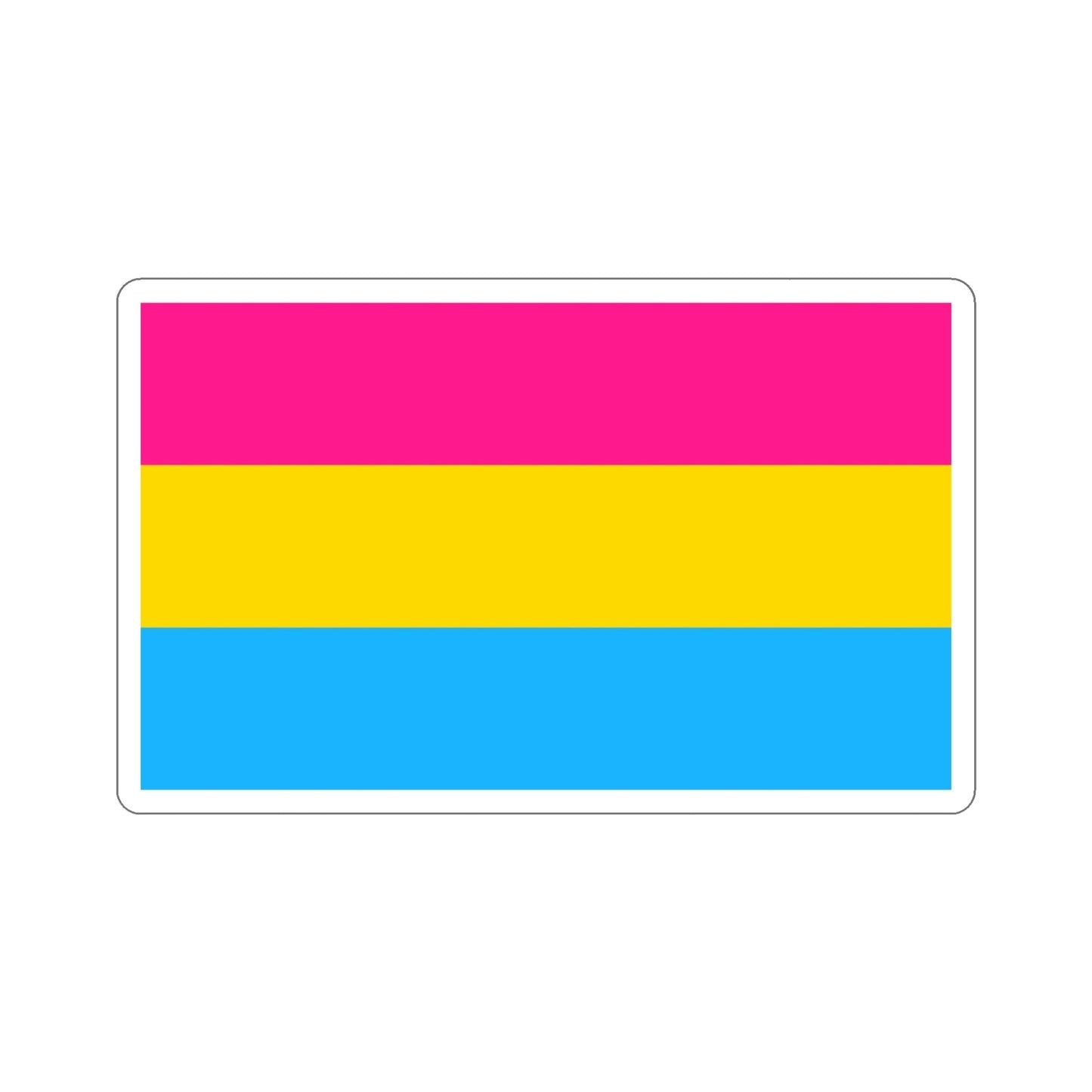 Pansexuality Pride Flag STICKER Vinyl Die-Cut Decal-5 Inch-The Sticker Space