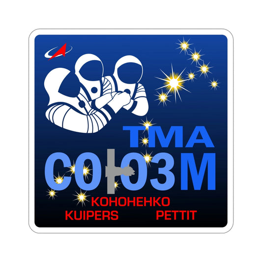 Soyuz TMA-03M (Soviet Space Program) STICKER Vinyl Die-Cut Decal-6 Inch-The Sticker Space