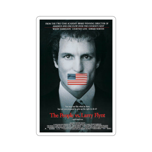 The People Vs Larry Flynt 1996 Movie Poster STICKER Vinyl Die-Cut Decal-6 Inch-The Sticker Space