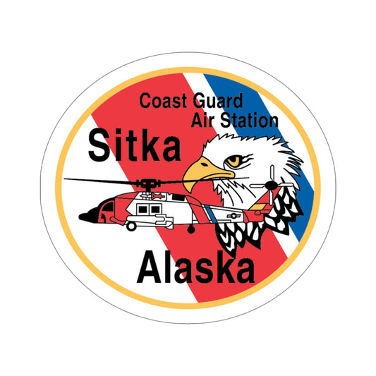 USCG Air Station Sitka (U.S. Coast Guard) STICKER Vinyl Die-Cut Decal-6 Inch-The Sticker Space
