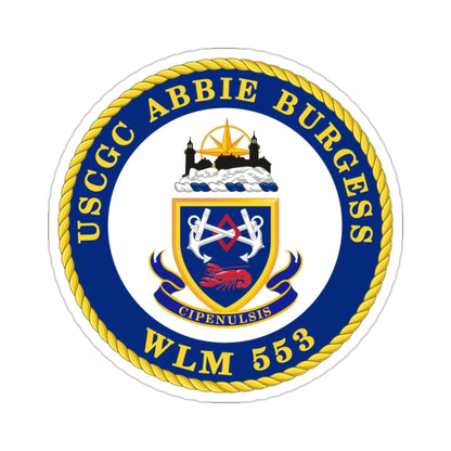 USCGC Abbie Burgess WLM 553 (U.S. Coast Guard) STICKER Vinyl Die-Cut Decal-2 Inch-The Sticker Space