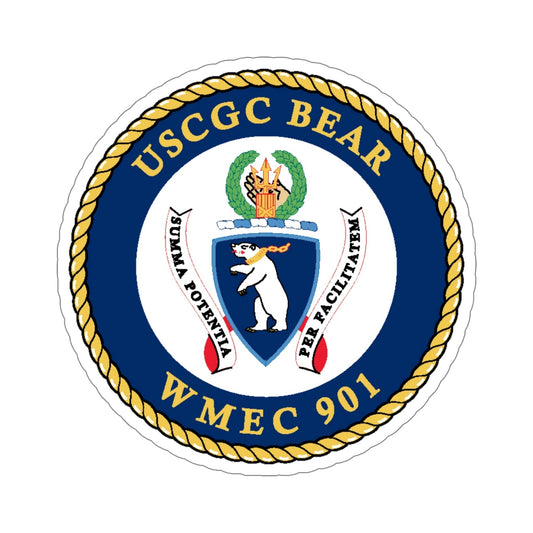 USCGC Bear WMEC 901 (U.S. Coast Guard) STICKER Vinyl Die-Cut Decal-6 Inch-The Sticker Space