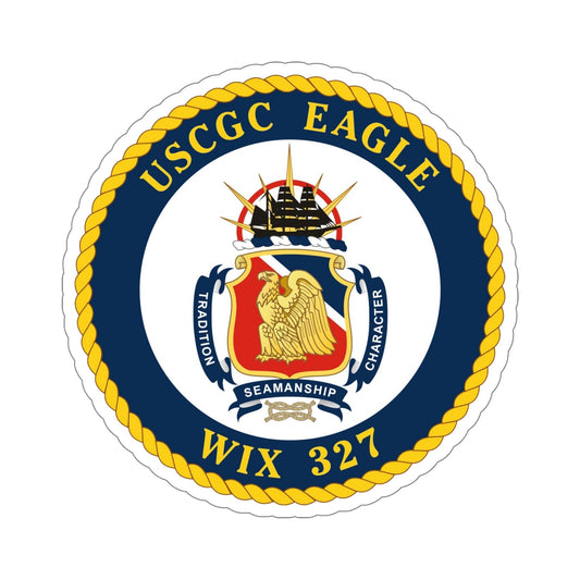 USCGC Eagle WIX 327 (U.S. Coast Guard) STICKER Vinyl Die-Cut Decal-6 Inch-The Sticker Space