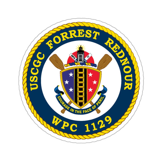USCGC Forrest Rednour WPC 1129 (U.S. Coast Guard) STICKER Vinyl Die-Cut Decal-6 Inch-The Sticker Space