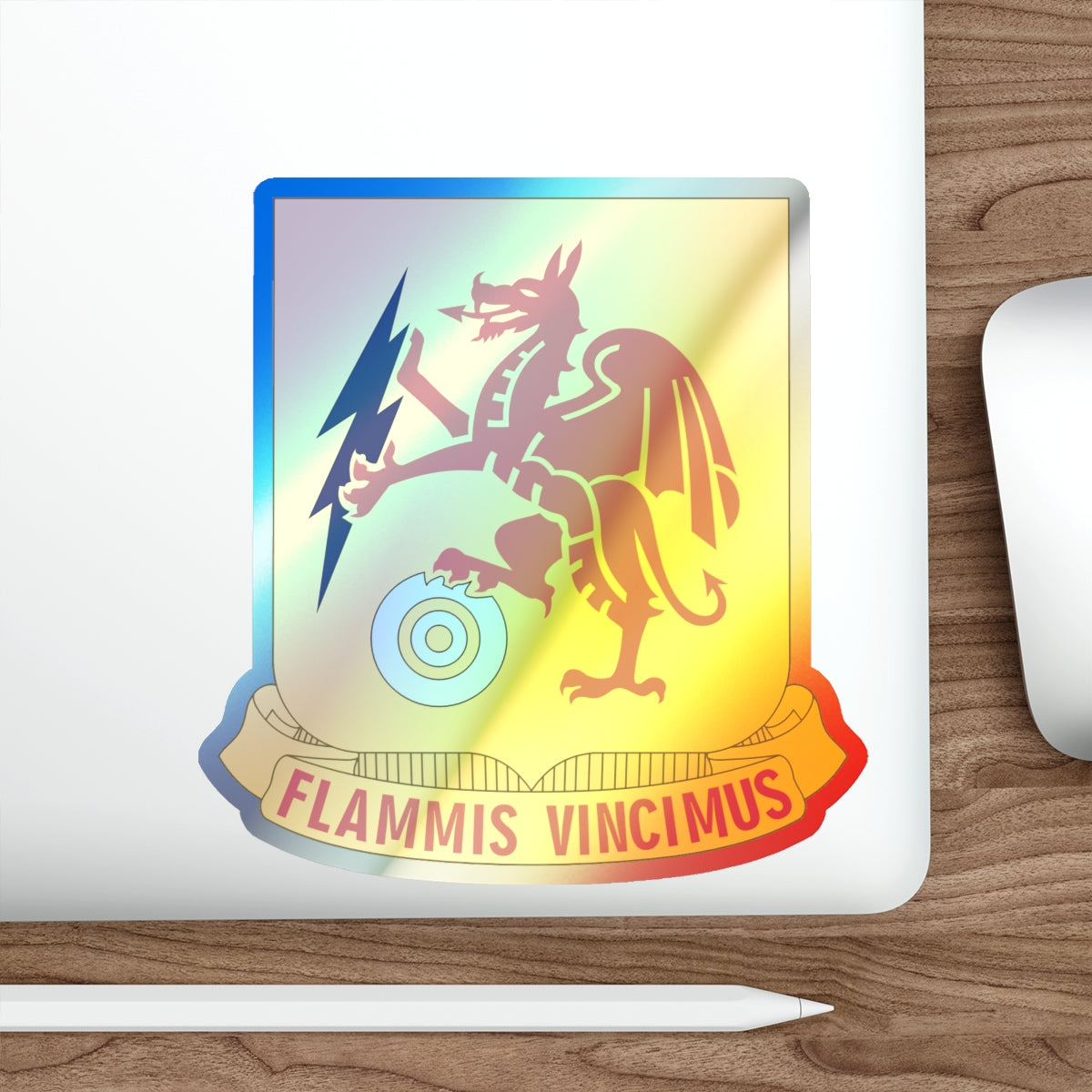 2 Chemical Battalion (U.S. Army) Holographic STICKER Die-Cut Vinyl Decal-The Sticker Space