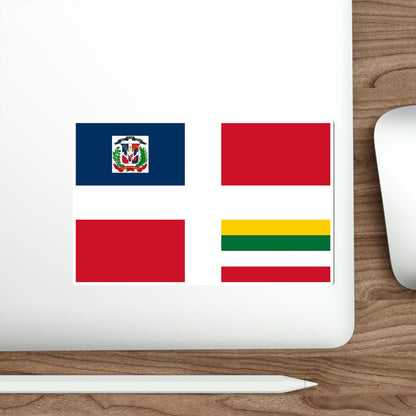 Army Flag of the Dominican Republic STICKER Vinyl Die-Cut Decal-The Sticker Space