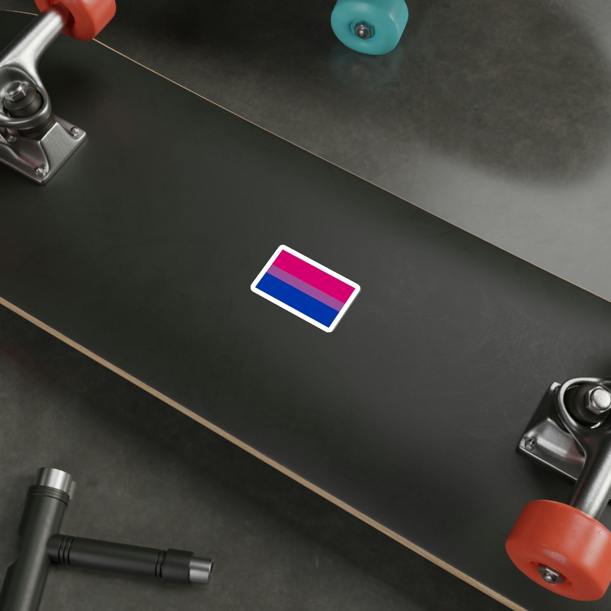 Bisexual Pride Flag STICKER Vinyl Die-Cut Decal-The Sticker Space