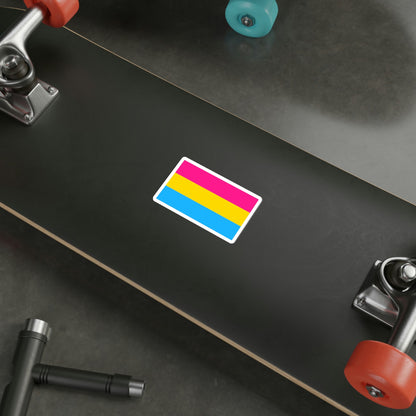 Pansexuality Pride Flag STICKER Vinyl Die-Cut Decal-The Sticker Space