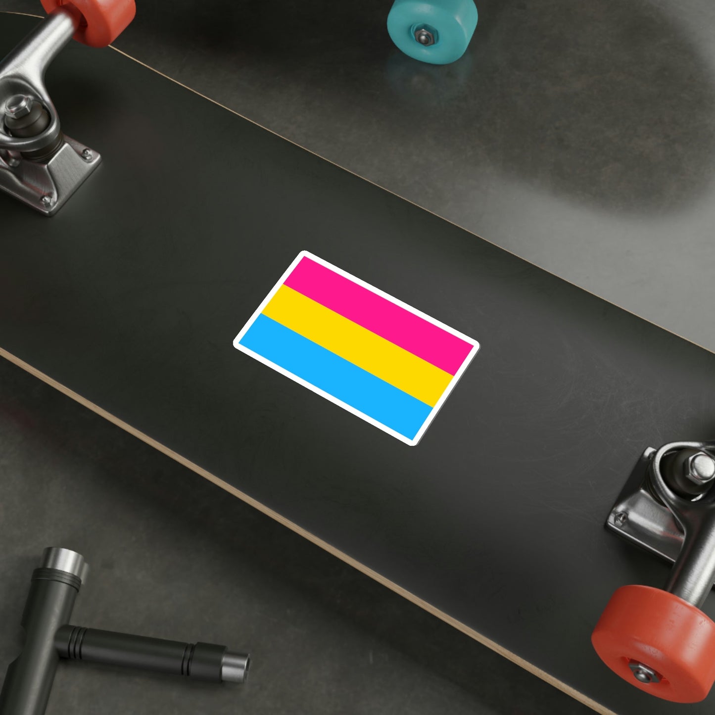 Pansexuality Pride Flag STICKER Vinyl Die-Cut Decal-The Sticker Space