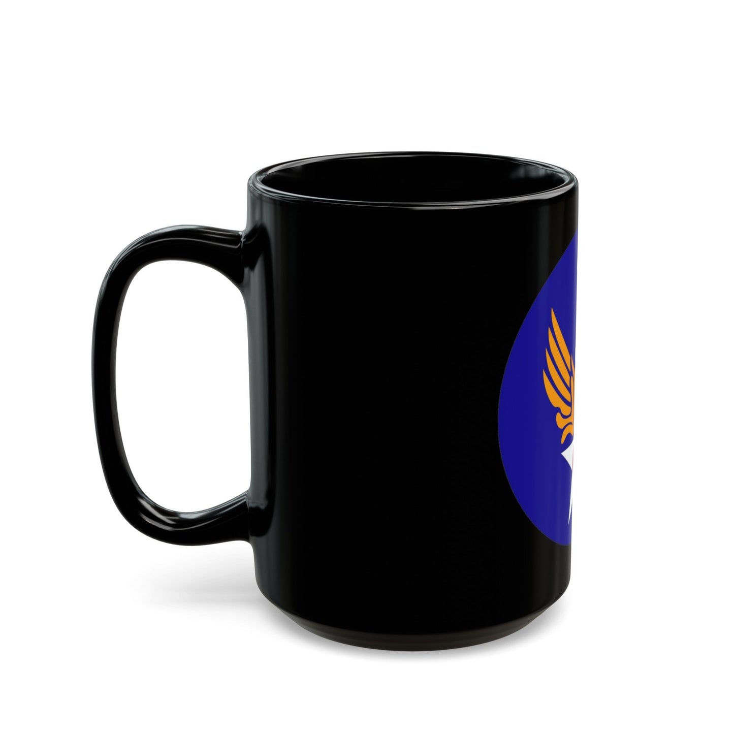 1 Air Force (U.S. Army) Black Coffee Mug-The Sticker Space