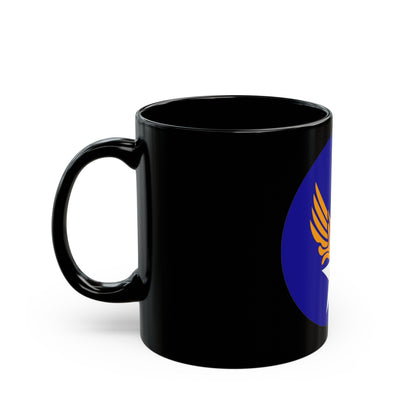 1 Air Force (U.S. Army) Black Coffee Mug-The Sticker Space