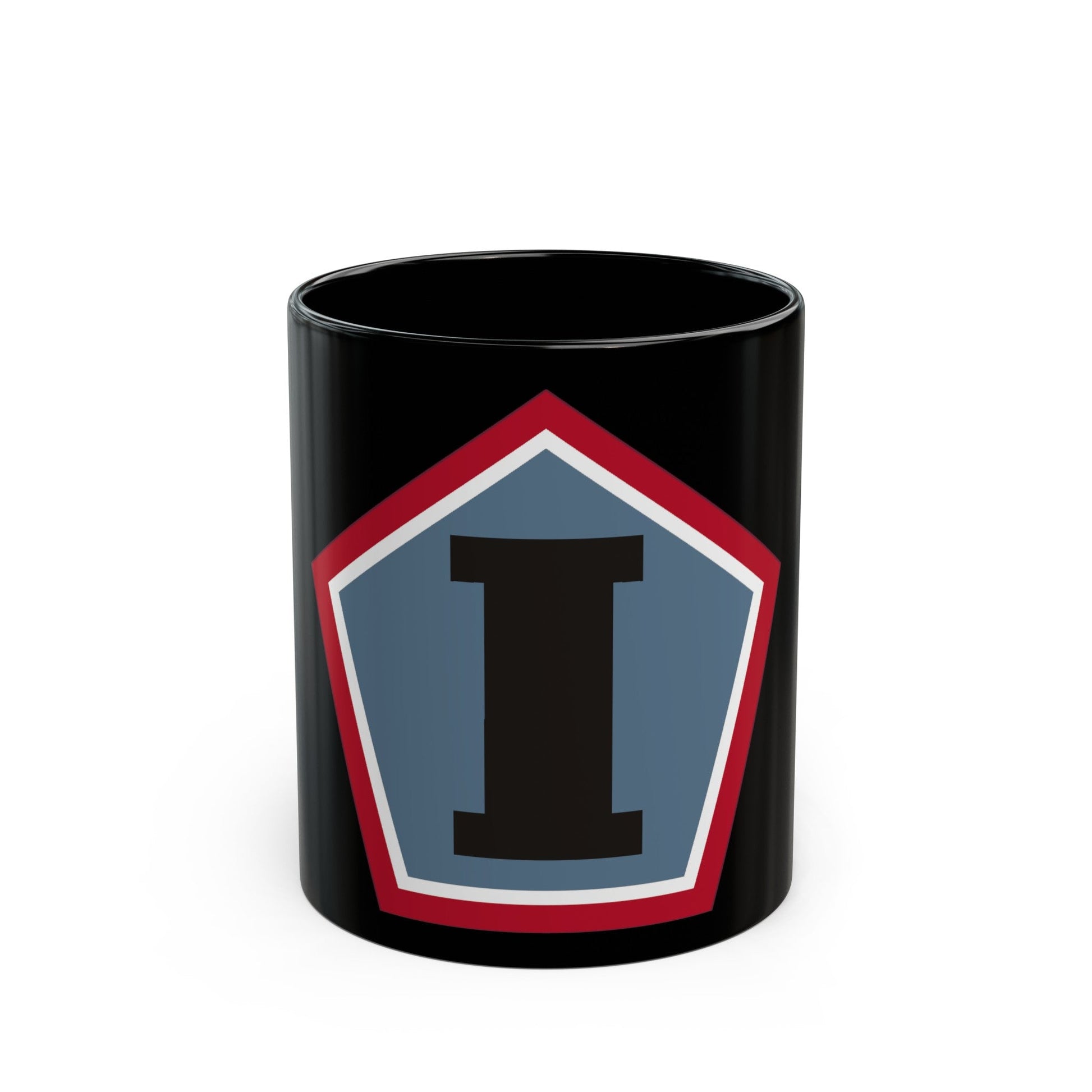 1 Group (U.S. Army) Black Coffee Mug-11oz-The Sticker Space