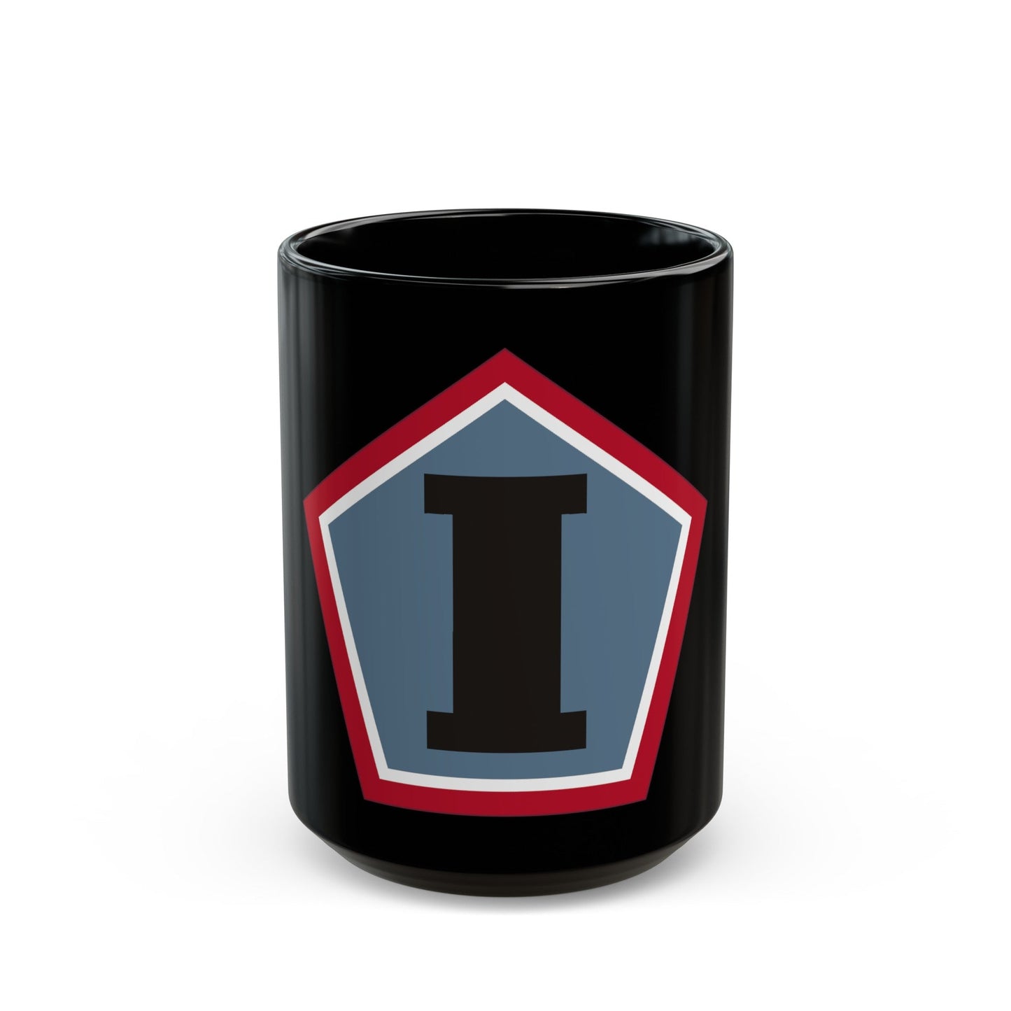 1 Group (U.S. Army) Black Coffee Mug-15oz-The Sticker Space