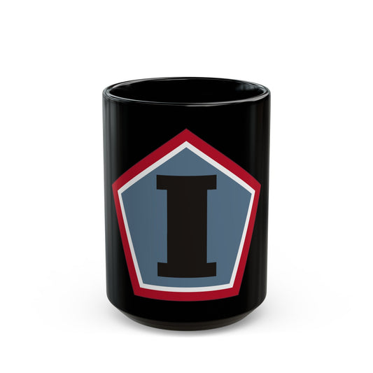 1 Group (U.S. Army) Black Coffee Mug-15oz-The Sticker Space
