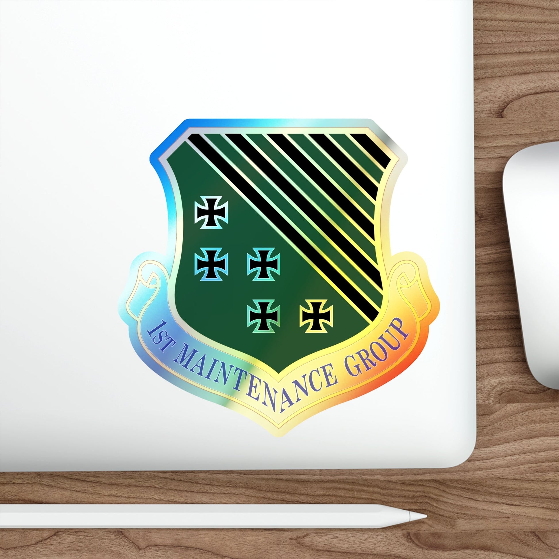 1 Maintenance Group ACC (U.S. Air Force) Holographic STICKER Die-Cut Vinyl Decal-The Sticker Space